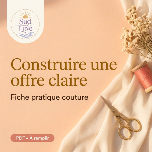 Fiche pratique Construire une offre claire, Sud & Love.
